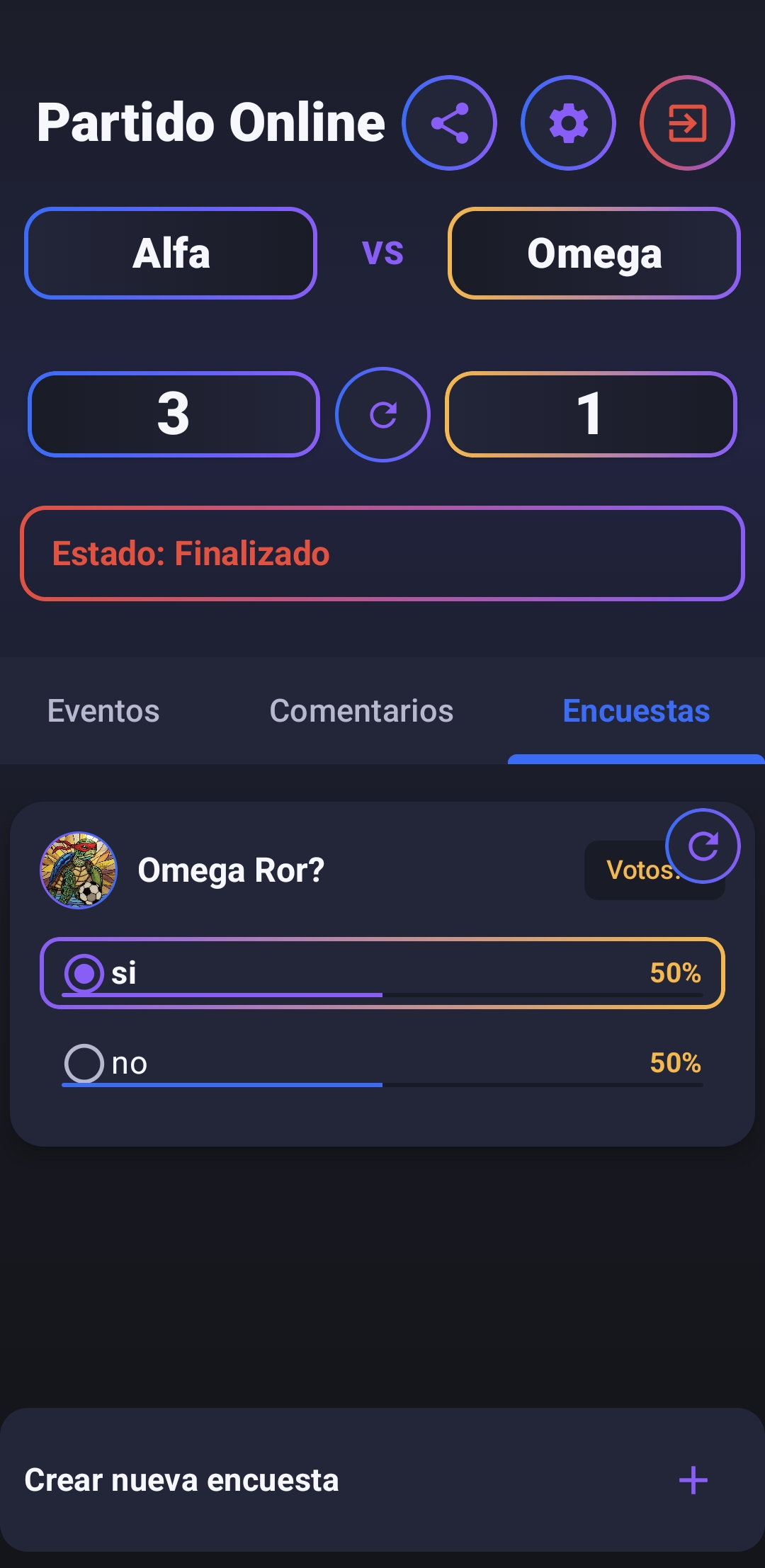 Encuestas de la comunidad